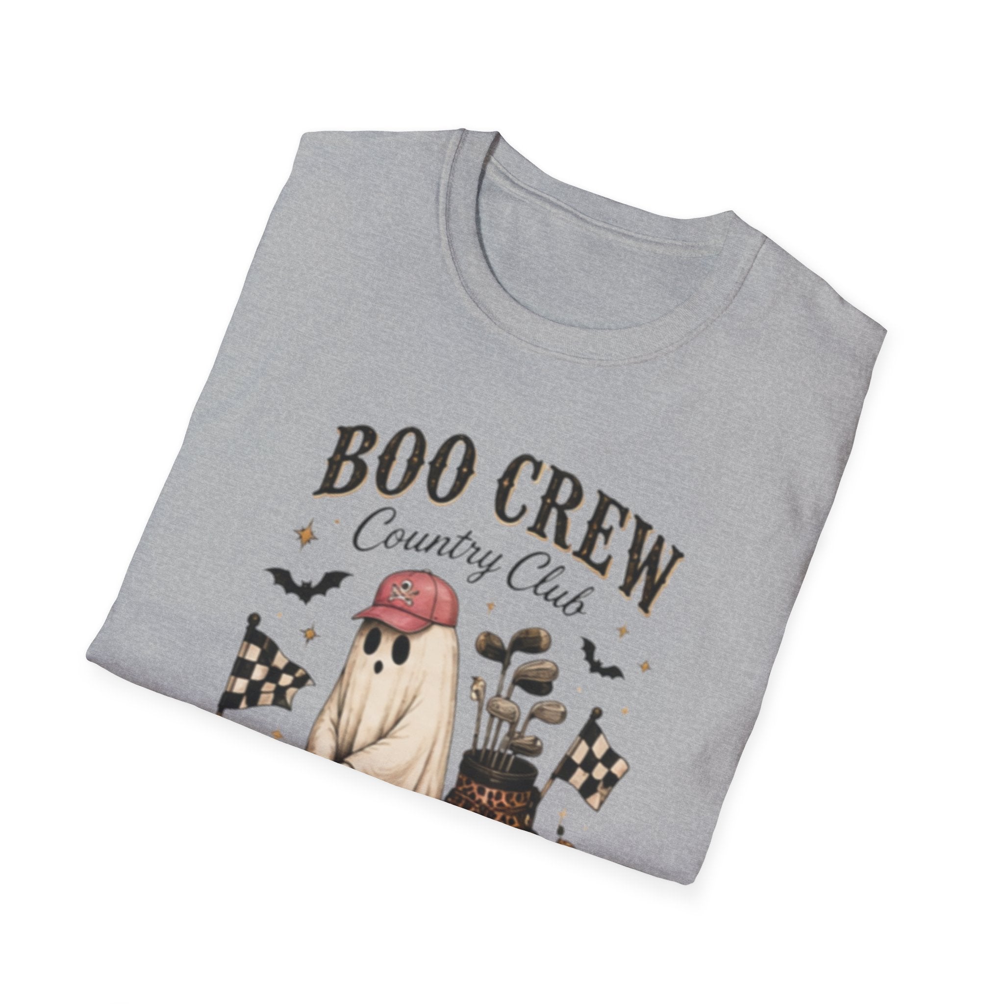 Boo Crew Country Club T-Shirt — Cute Halloween Ghost Golfing Tee