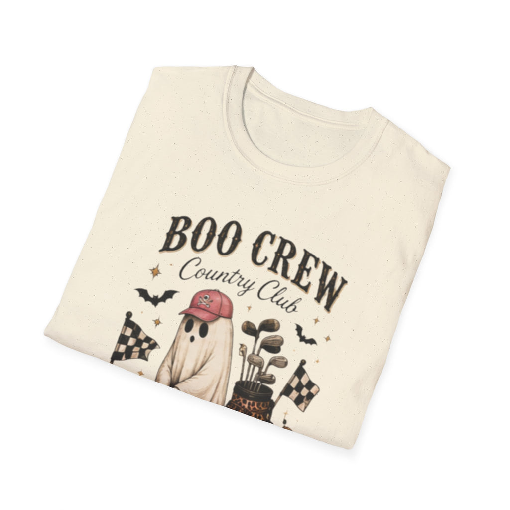 Boo Crew Country Club T-Shirt — Cute Halloween Ghost Golfing Tee