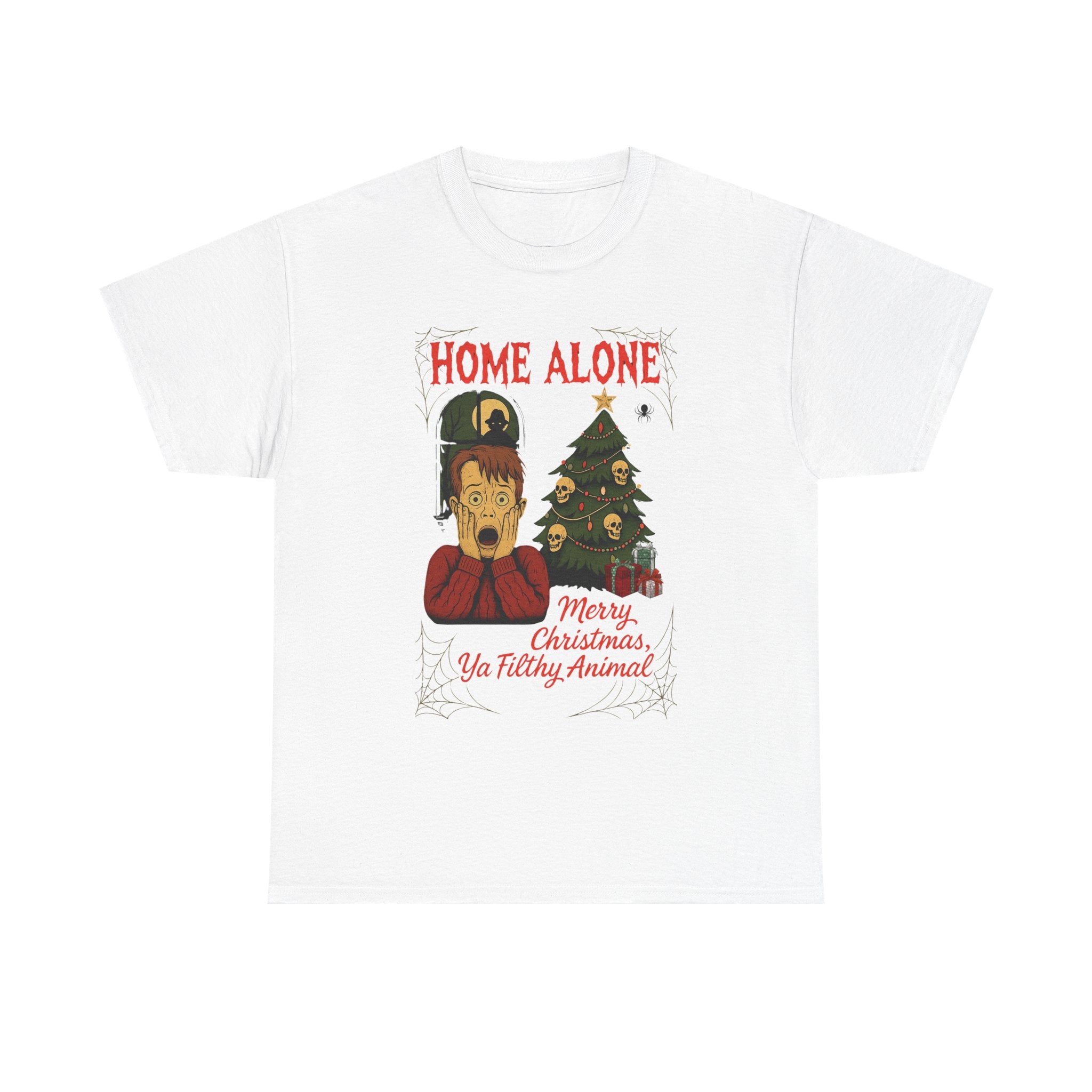 Home Alone Christmas Tee | Merry Christmas Ya Filthy Animal, Merry Creepmas, Gift for Christmas Movie Lover, Spooky Xmas Attire - Boo Crew Boutique