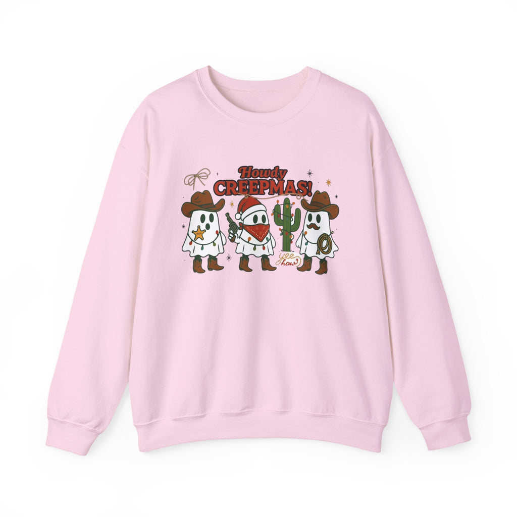 Howdy Christmas ghosts crewneck Sweatshirt | Western cowboy holiday design, Creepmas Attire