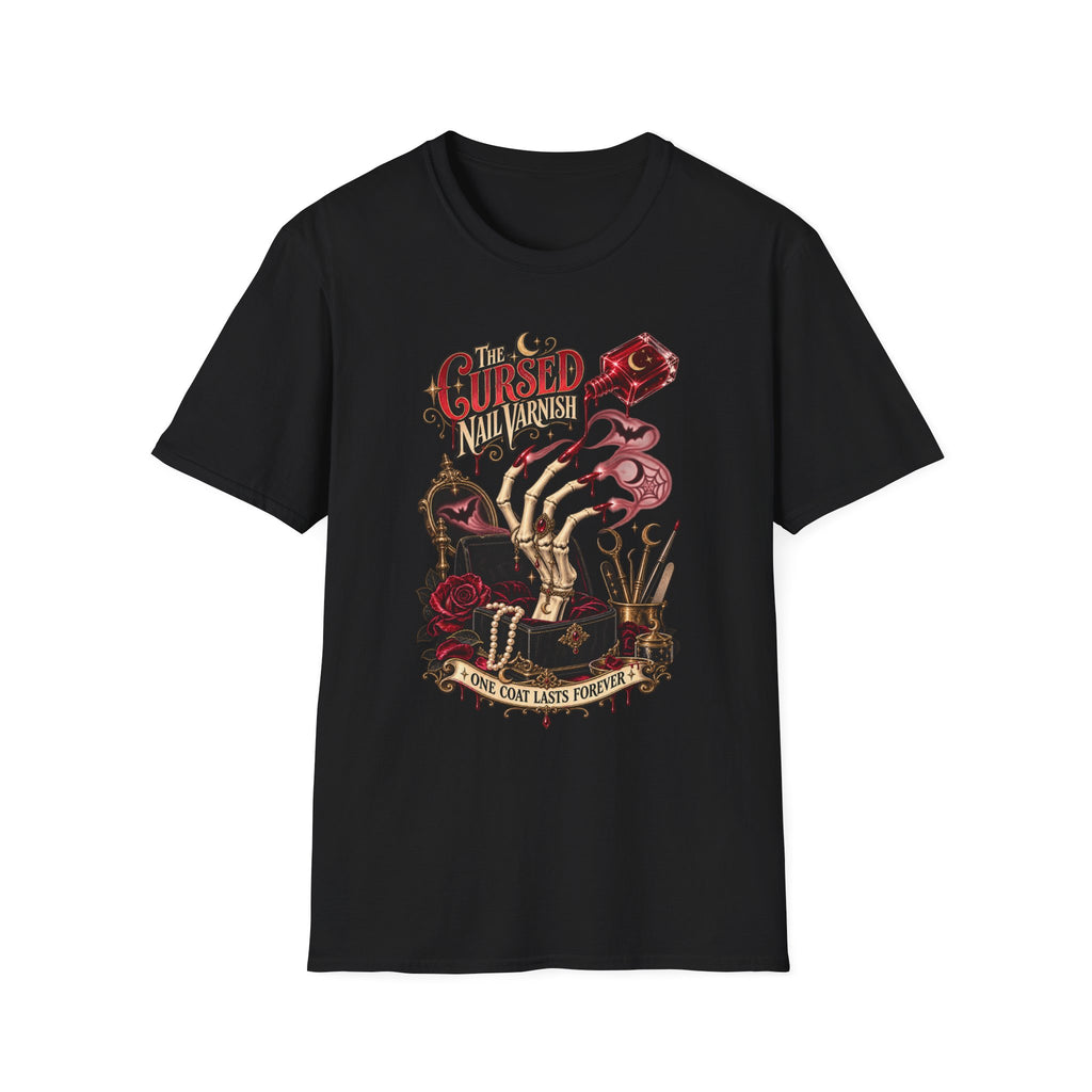 Cursed Hand Tarot Tee — Vintage Occult Graphic - Boo Crew Boutique