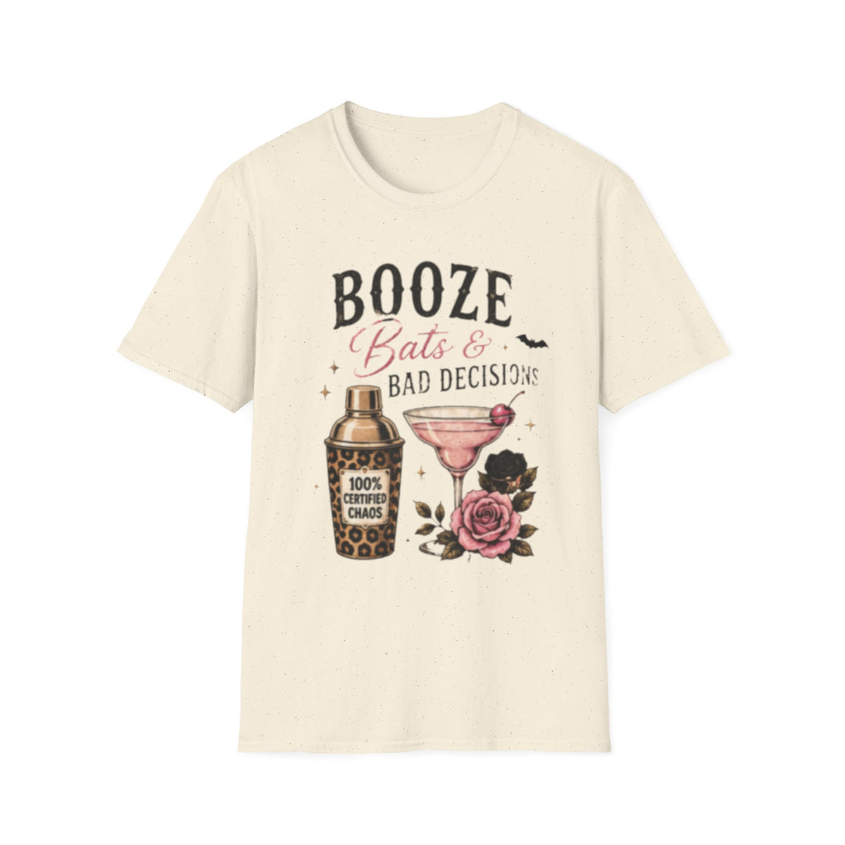 Booze, Bats & Bad Decisions Tee - Boo Crew Boutique