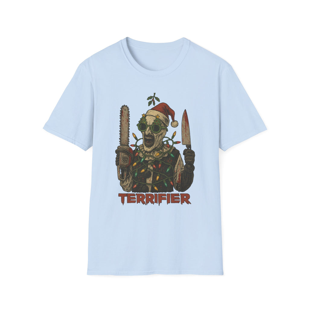 Terrifier Holiday Unisex T-Shirt - Perfect for Horror Fans, Halloween, Christmas, Cozy Wear, Gift for Horror Fan