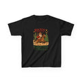 Rockin' Around the Christmas Tree Kids Tee | Cowboy Horse Holiday Graphic - Boo Crew Boutique