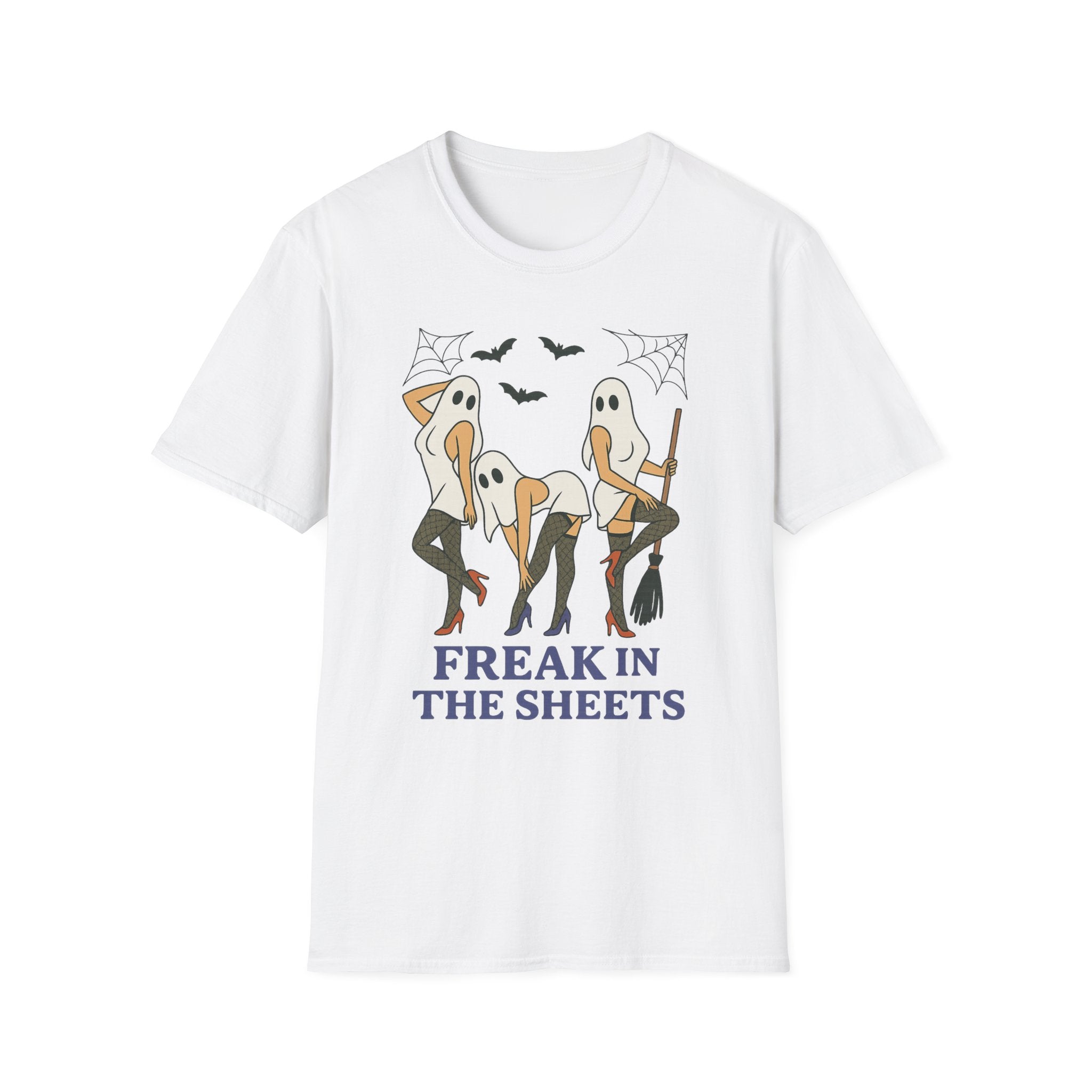 Freak in the Sheets Halloween T-Shirt — Funny Ghost Costume Party Tee
