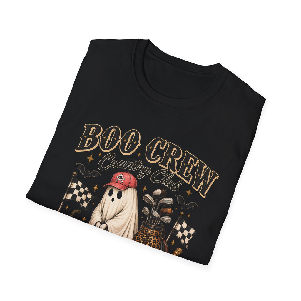 Boo Crew Country Club T-Shirt — Cute Halloween Ghost Golfing Tee - Boo Crew Boutique