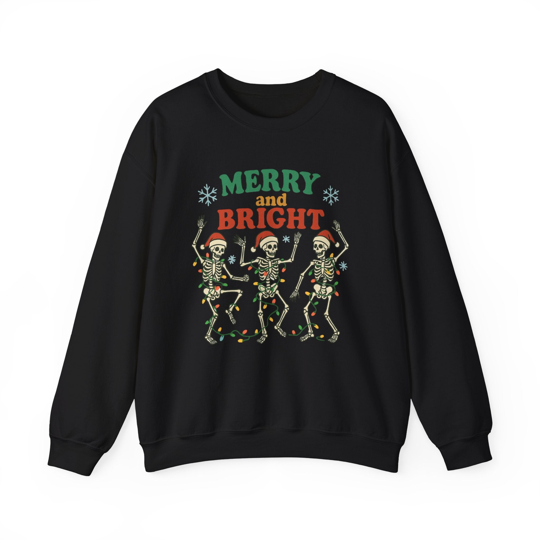 Merry and Bright Skeletons Sweatshirt