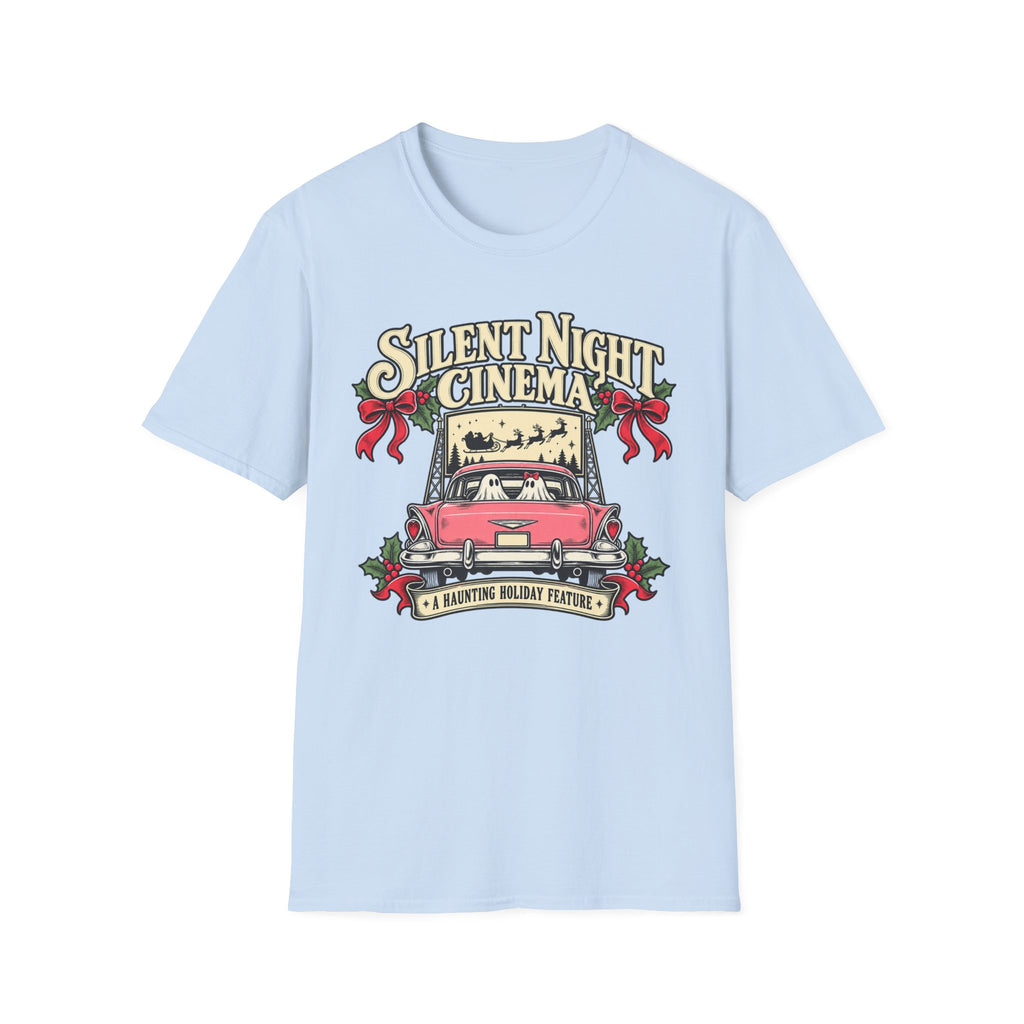 Silent Night Cinema Christmas Movie T-Shirt - Boo Crew Boutique