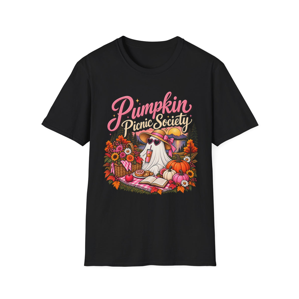 Pumpkin Picnic Society T-Shirt — Cozy Fall Graphic Tee - Boo Crew Boutique