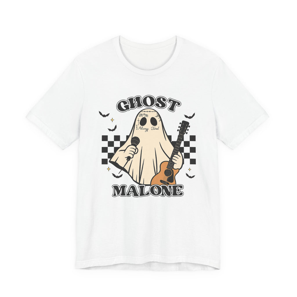 Ghost Malone T-Shirt — Funny Halloween Graphic Tee - Boo Crew Boutique