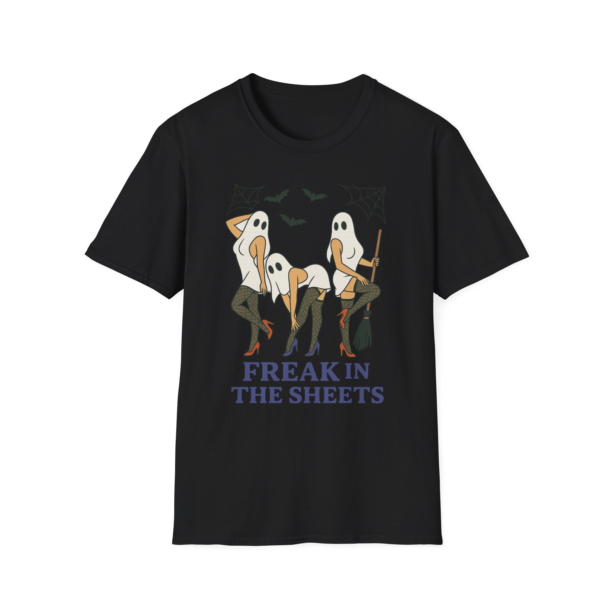 Freak in the Sheets Halloween T-Shirt — Funny Ghost Costume Party Tee