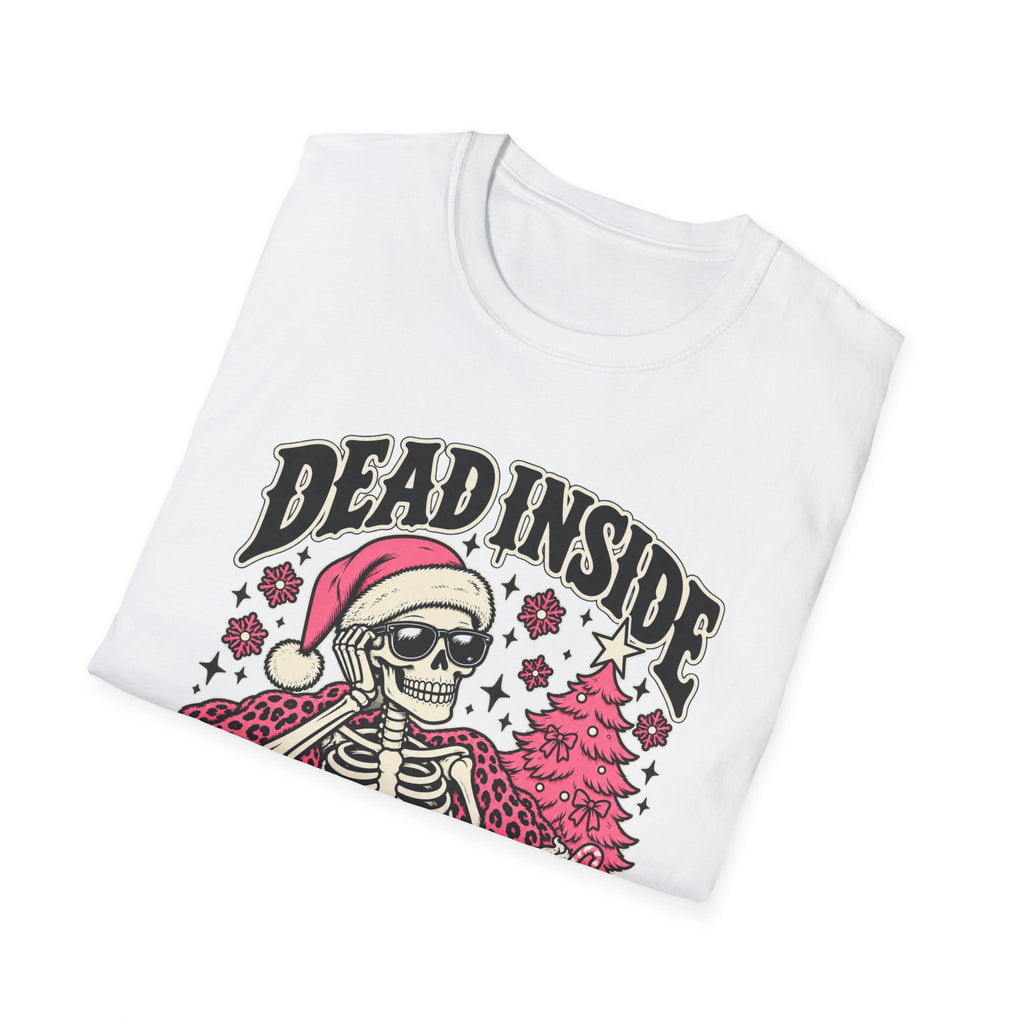 Jolly to the Bone Skeleton Christmas Tee - Boo Crew Boutique
