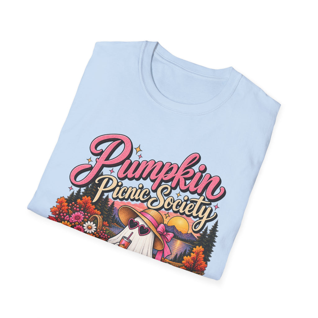 Pumpkin Picnic Society T-Shirt — Cozy Fall Graphic Tee - Boo Crew Boutique