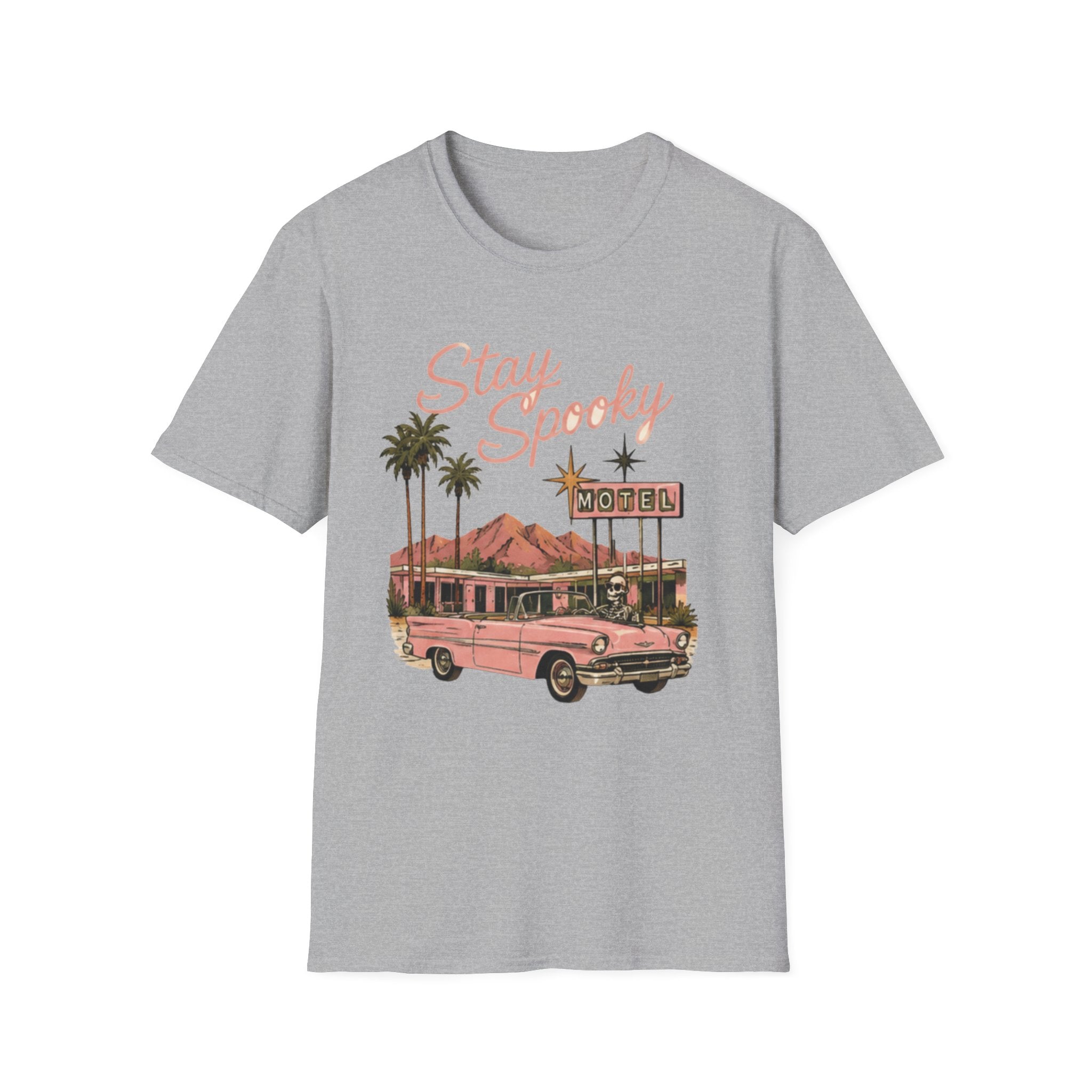 Stay Spooky Palm Springs Motel T-Shirt - Boo Crew Boutique