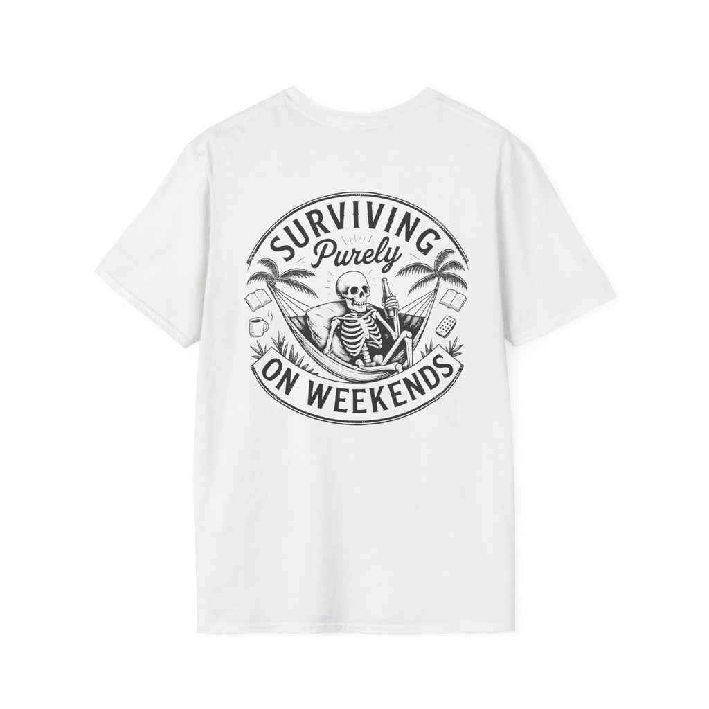 Surviving Purely on Weekends T-Shirt - Boo Crew Boutique