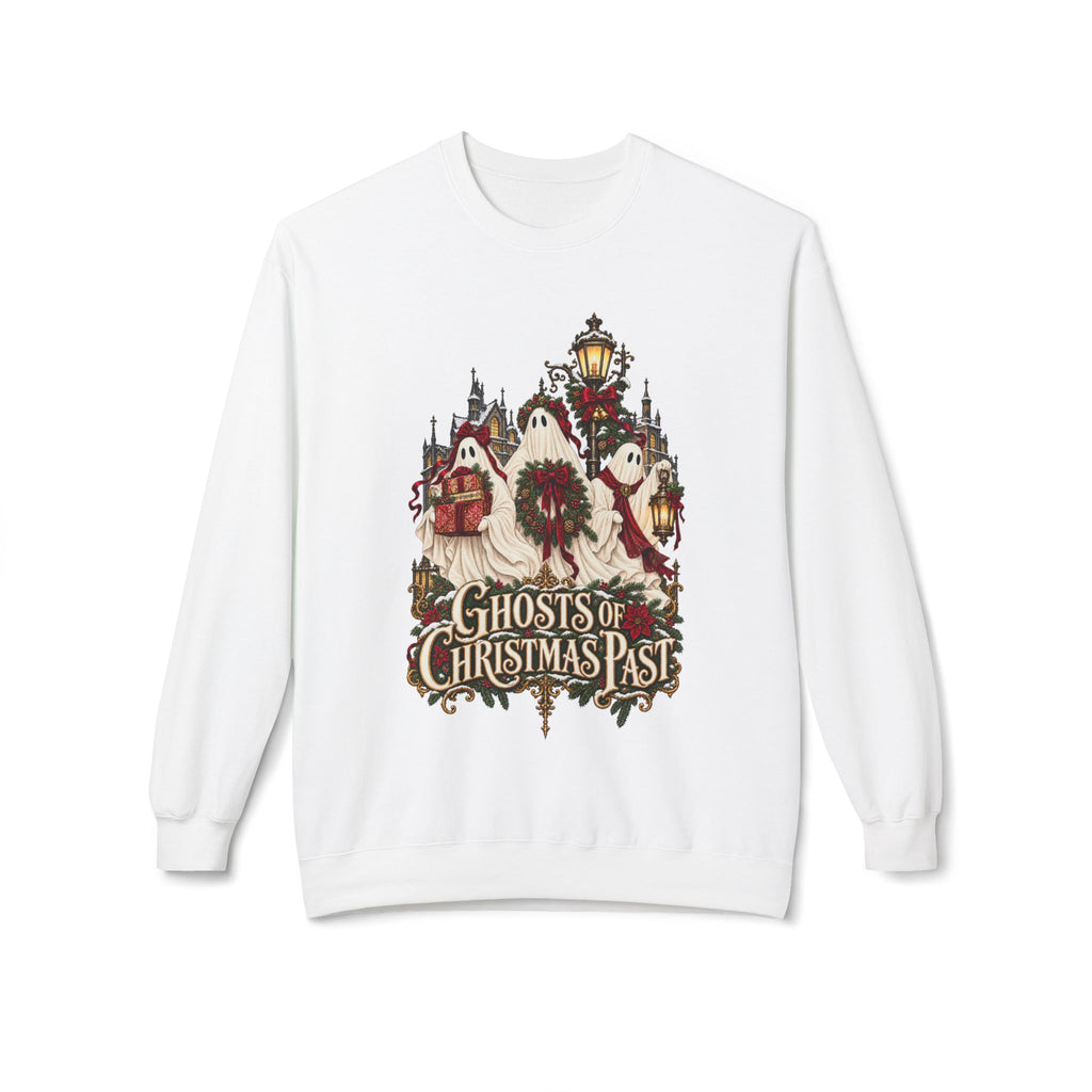 The Ghosts of Christmas Past Holiday Crewneck Sweatshirt - Boo Crew Boutique