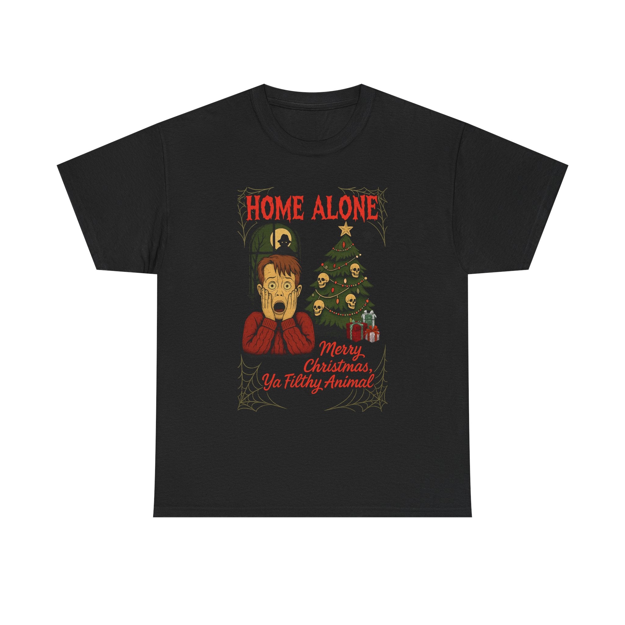 Home Alone Christmas Tee | Merry Christmas Ya Filthy Animal, Merry Creepmas, Gift for Christmas Movie Lover, Spooky Xmas Attire - Boo Crew Boutique