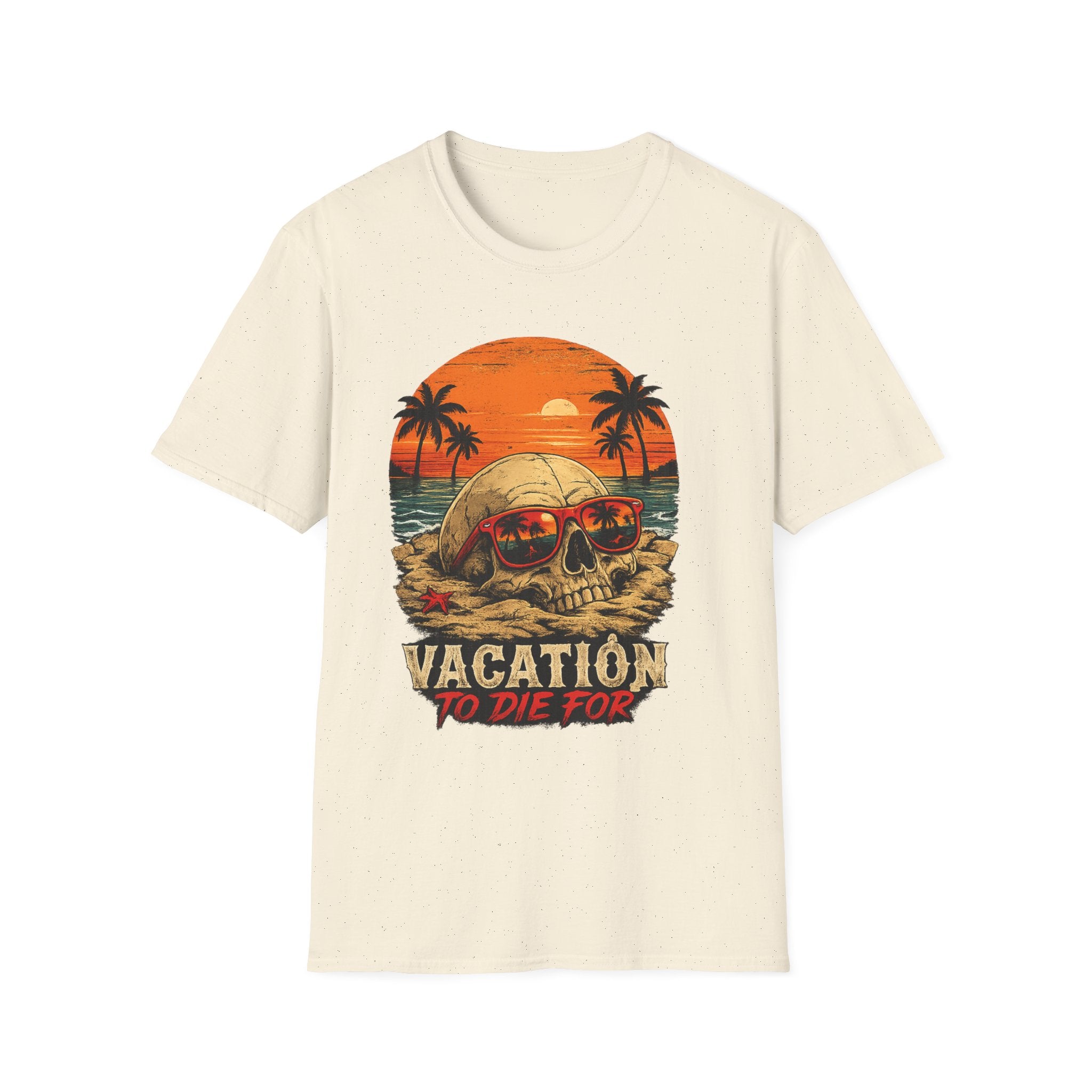 Vacation To Die For Skull Beach T-Shirt - Boo Crew Boutique