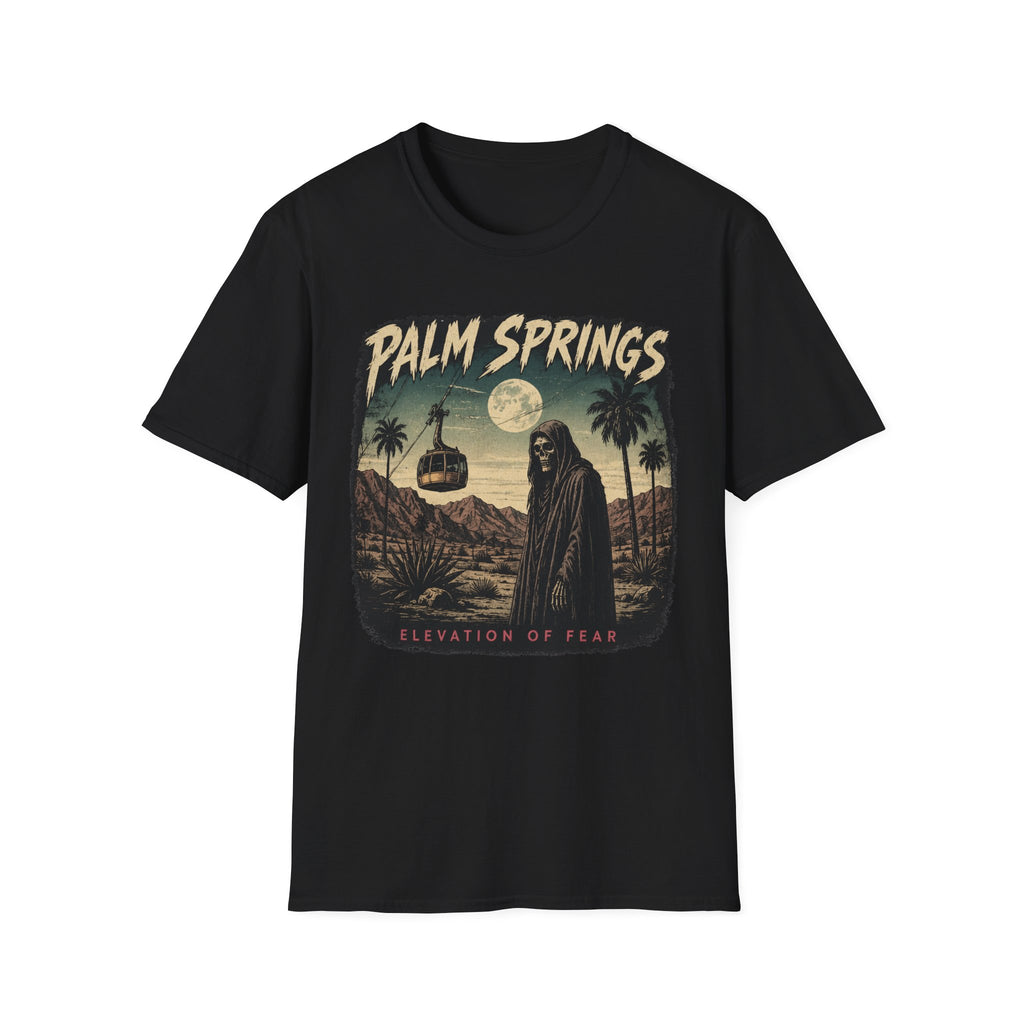 Palm Springs T‑Shirt — Vintage Desert Horror Graphic Tee - Boo Crew Boutique