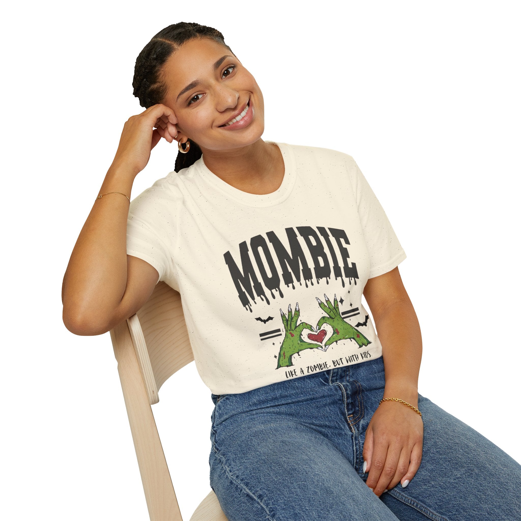 Mombie Halloween Tee, Zombie Mom Shirt, Halloween Costume, Funny Mom Tee, Horror Movie Fan Shirt, Halloween Party Outfit