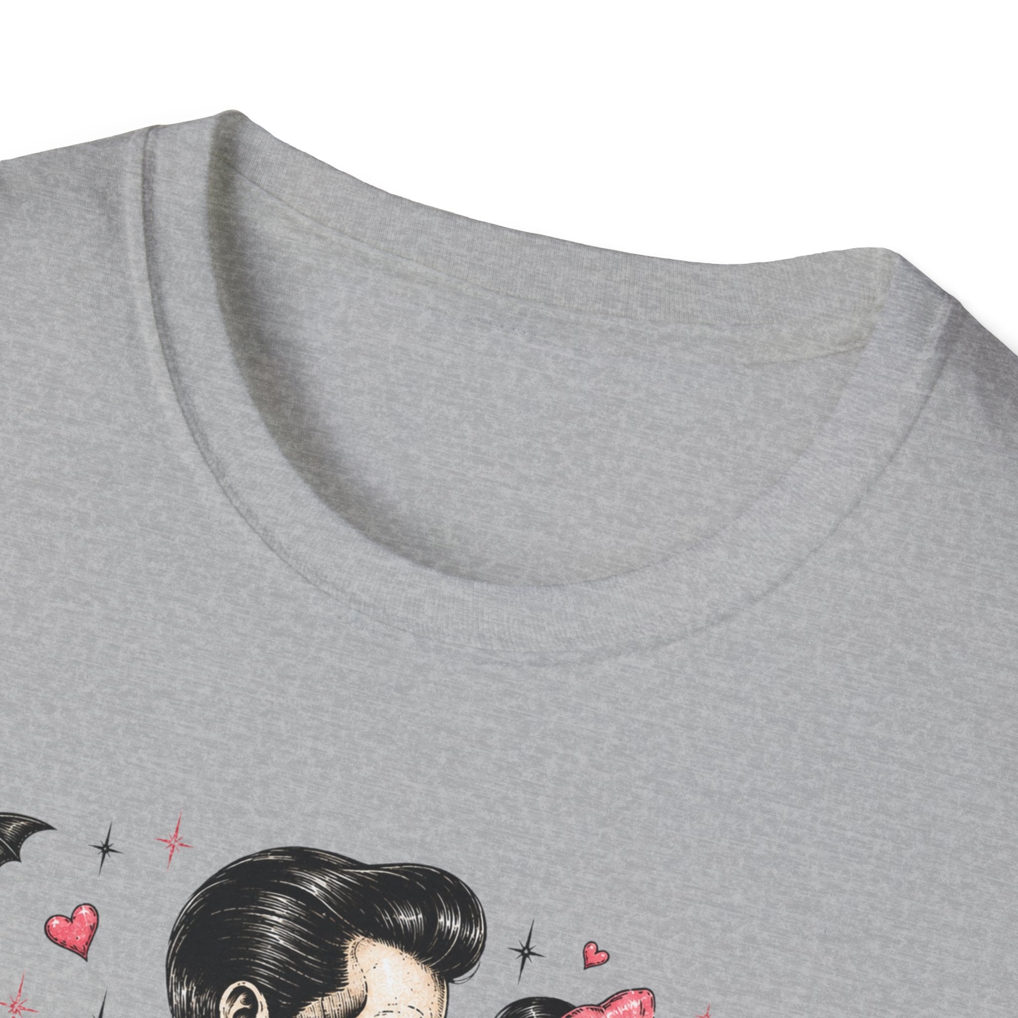 Forever Creepy Skull Couple T-Shirt — Gothic Romantic Halloween Tee - Boo Crew Boutique