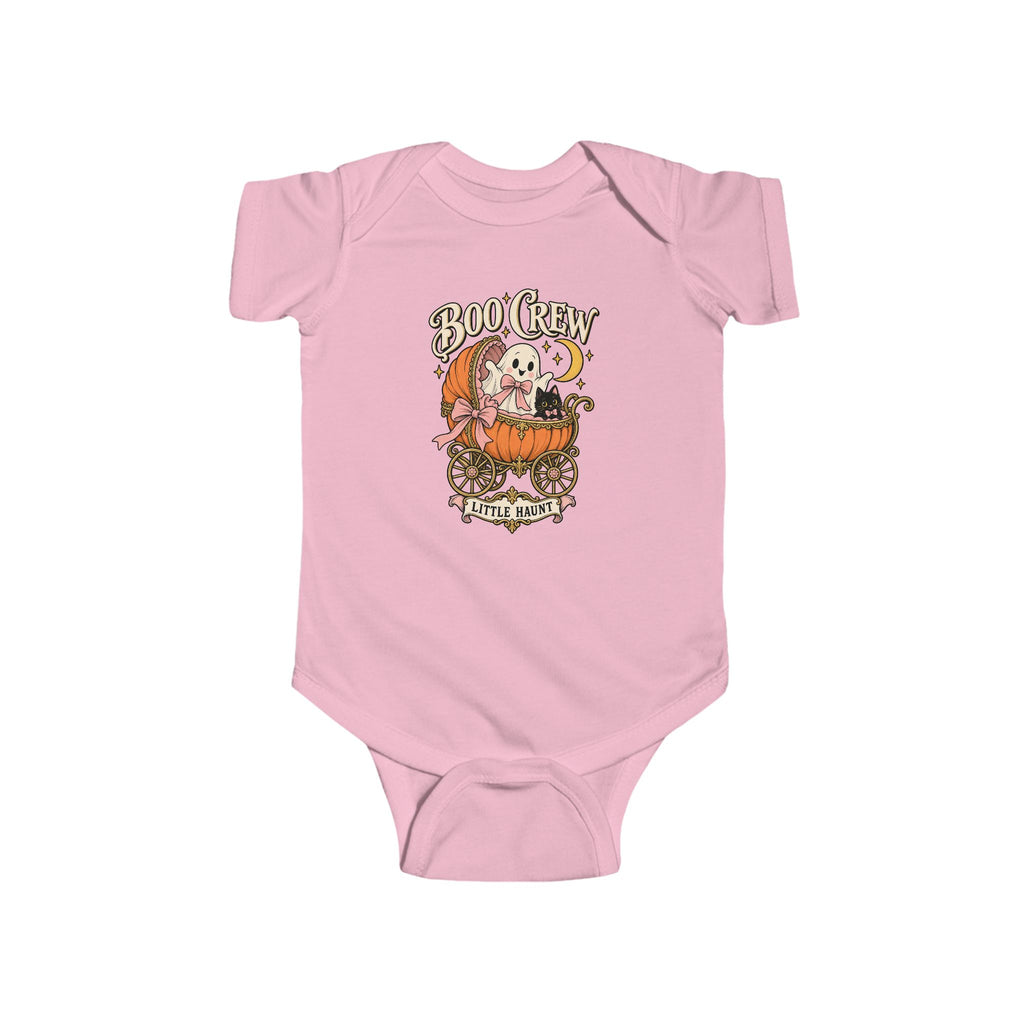 Halloween Baby Bodysuit – Boo Crew Little Haunt Ghost & Black Cat - Boo Crew Boutique