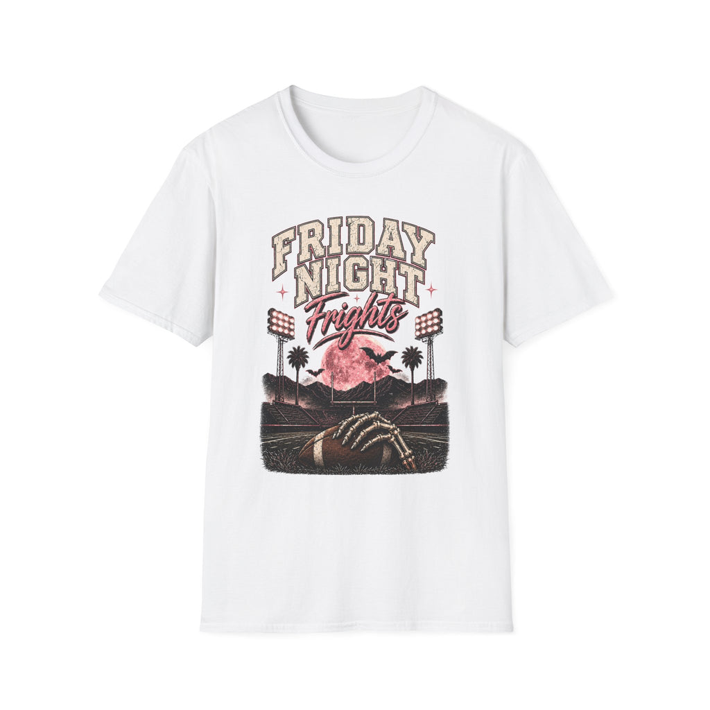 Friday Night Frights T-Shirt — Retro Football Halloween Tee - Boo Crew Boutique