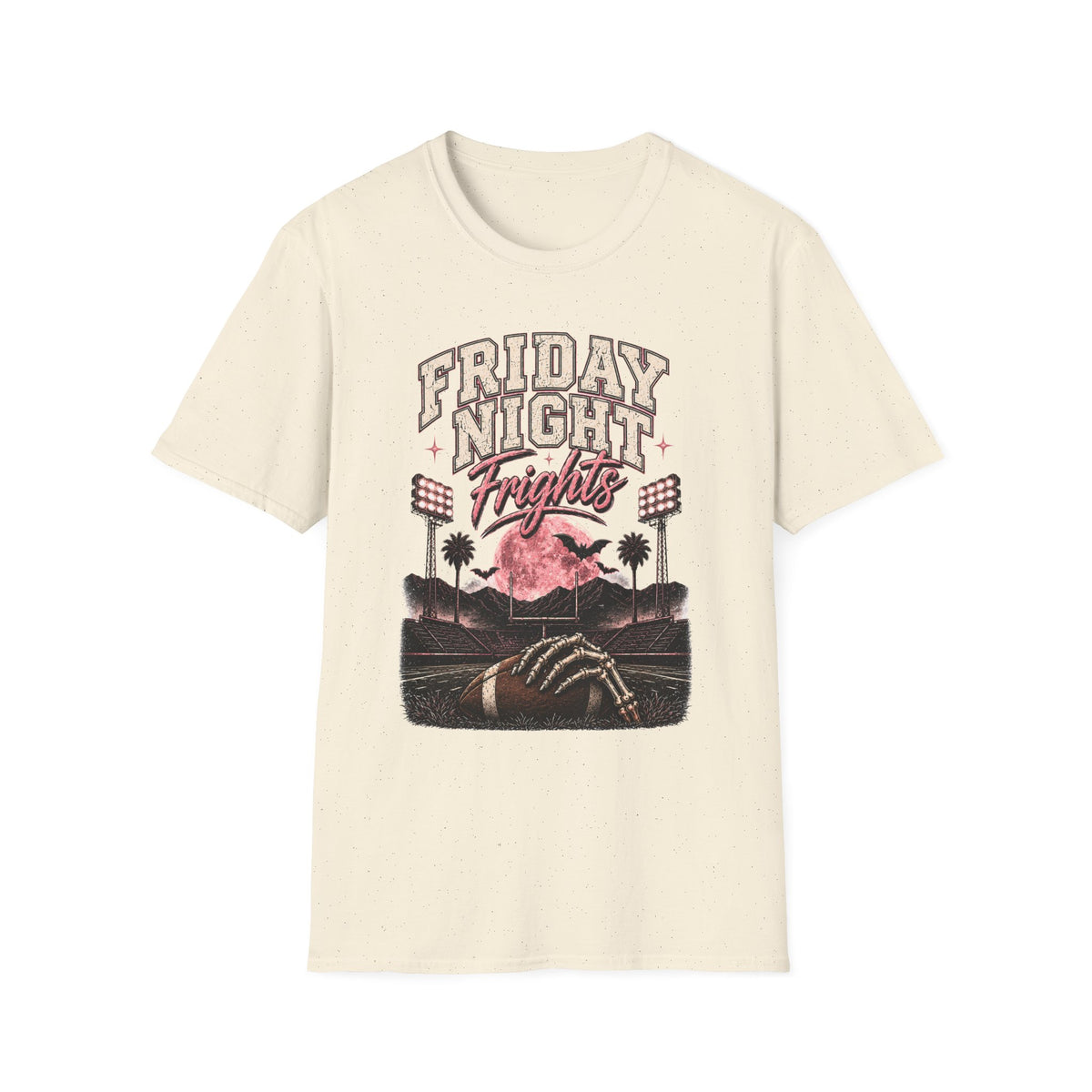 Friday Night Frights T-Shirt — Retro Football Halloween Tee - Boo Crew Boutique