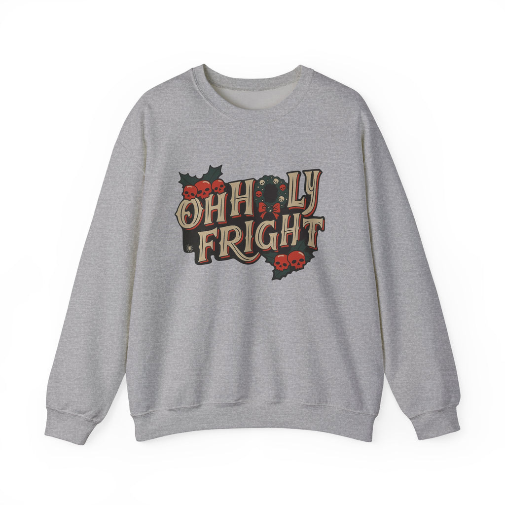 Spooky Christmas Sweatshirt - Merry Creepmas Style, Unisex Apparel, Xmas Horror, Perfect for Parties, Gift for Halloween Lovers - Boo Crew Boutique