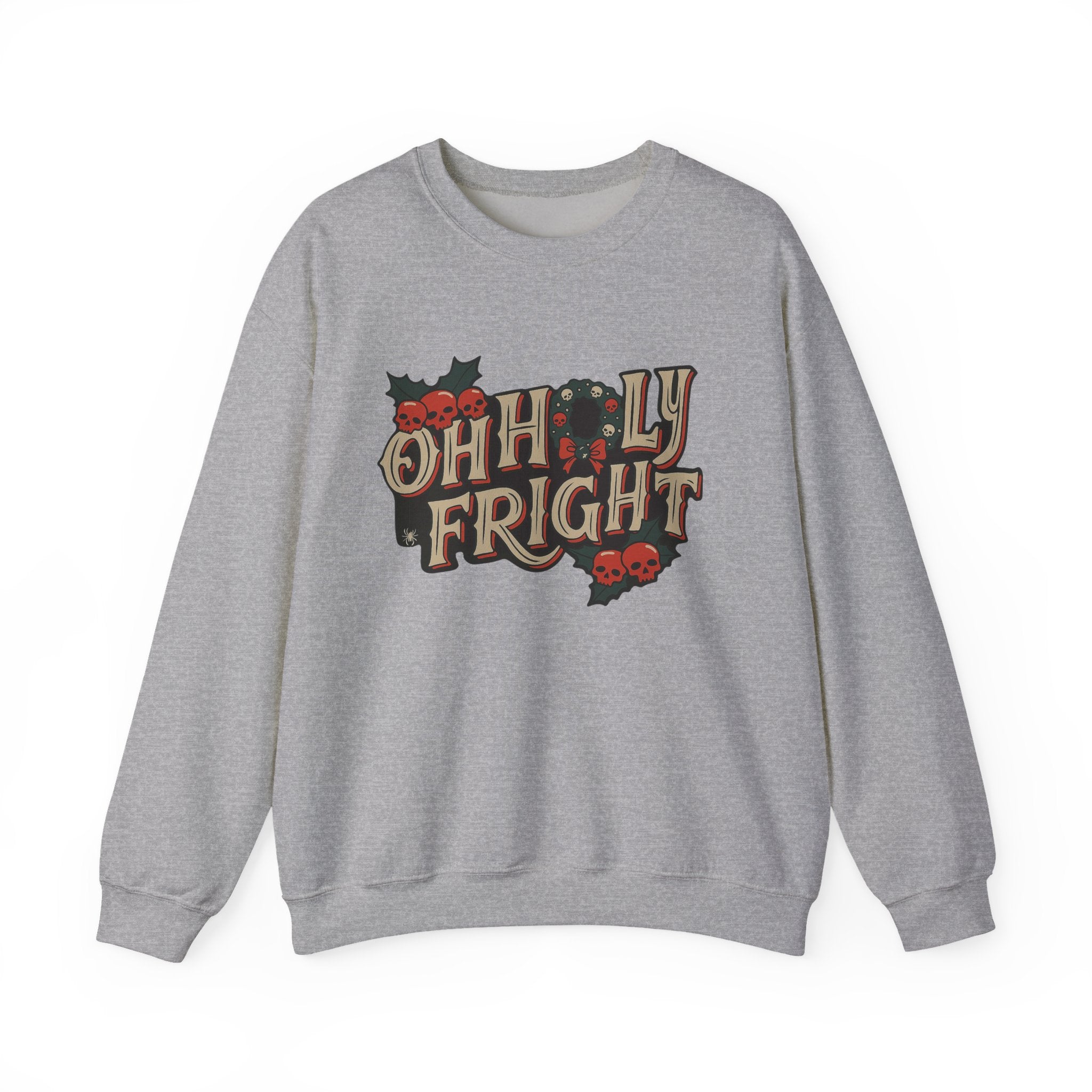 Spooky Christmas Sweatshirt - Merry Creepmas Style, Unisex Apparel, Xmas Horror, Perfect for Parties, Gift for Halloween Lovers - Boo Crew Boutique