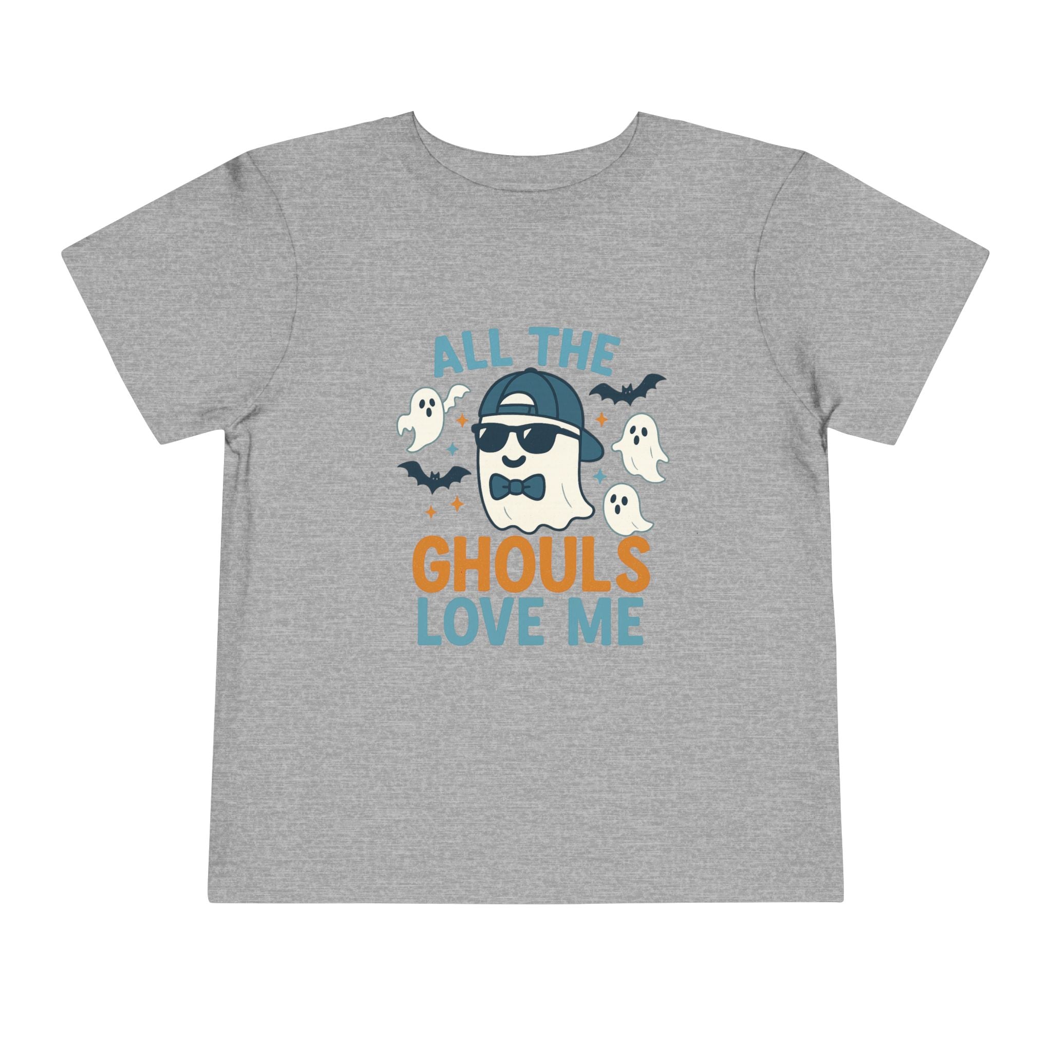 Toddler Tee — "All the Ghouls Love Me" Halloween Ghost Shirt - Boo Crew Boutique