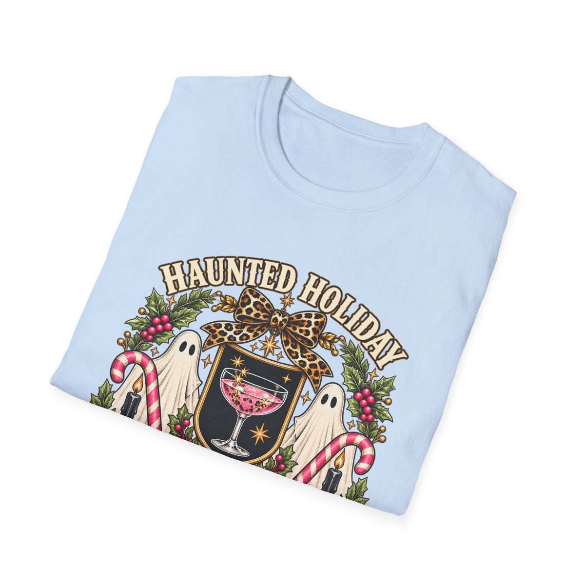Haunted Holiday Social Club Halloween T-Shirt - Boo Crew Boutique