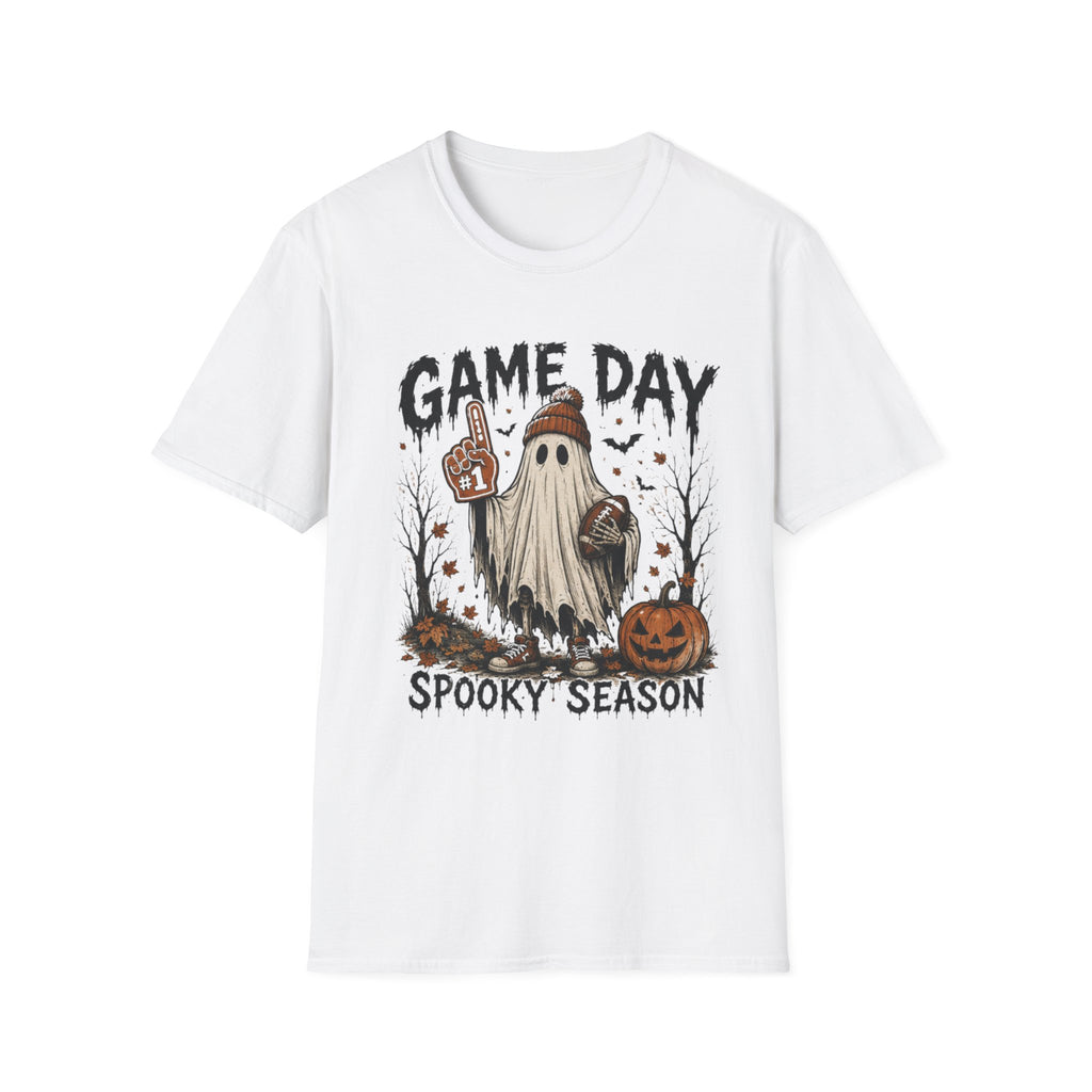 Game Day Ghost T-Shirt — Spooky Season Football Fan Tee - Boo Crew Boutique