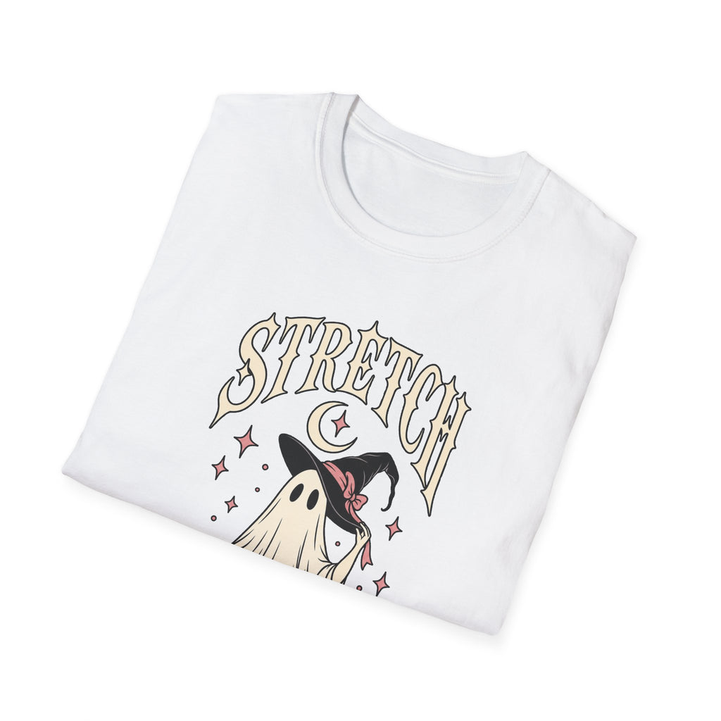 Stretch Your Spirit Ghost T-Shirt — Cute Witchy Halloween Graphic Tee - Boo Crew Boutique