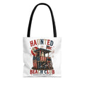 Haunted Beach Club Tote Bag — Horror Summer Graphic - Boo Crew Boutique