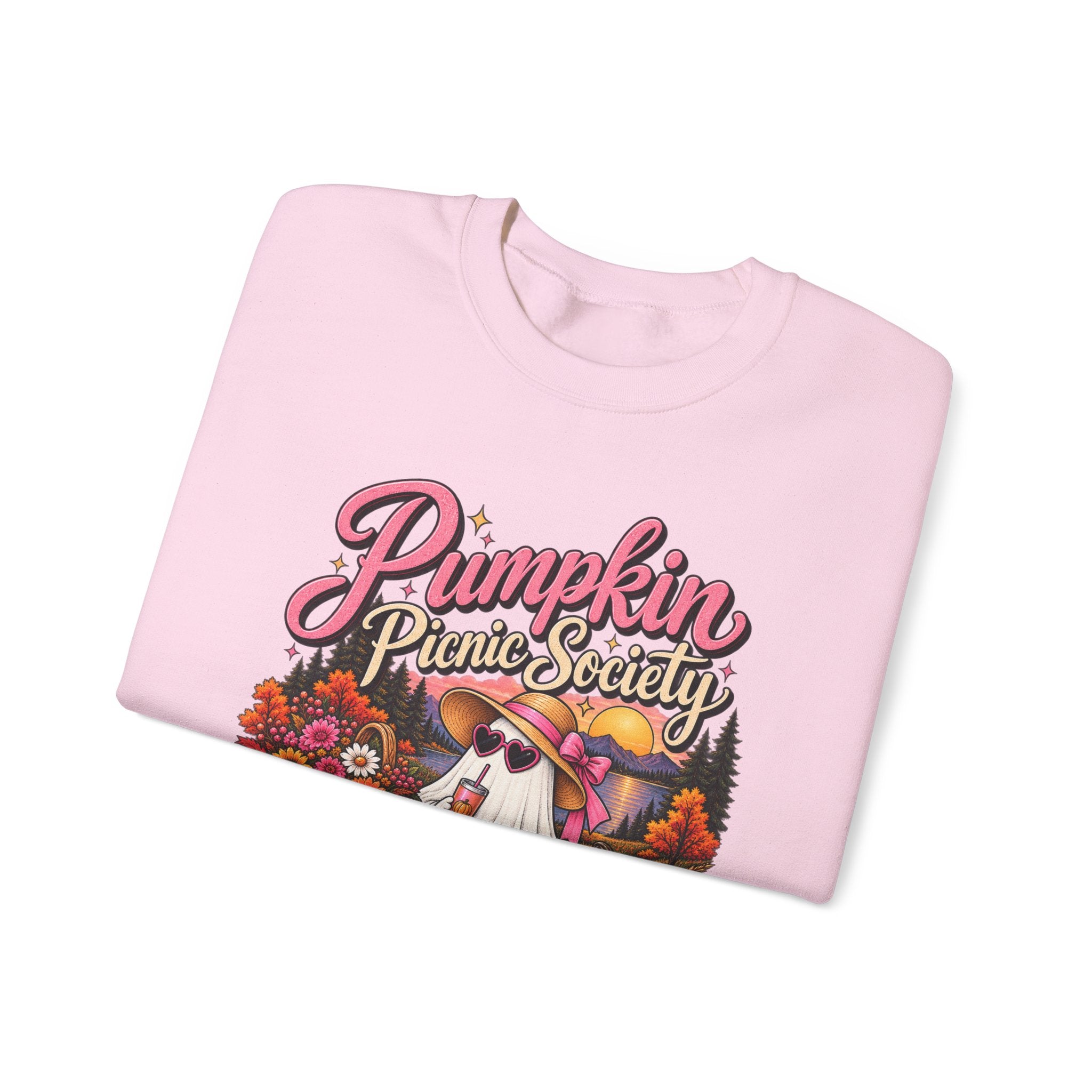 Sweatshirt — Pumpkin Picnic Society Fall Graphic Crewneck - Boo Crew Boutique