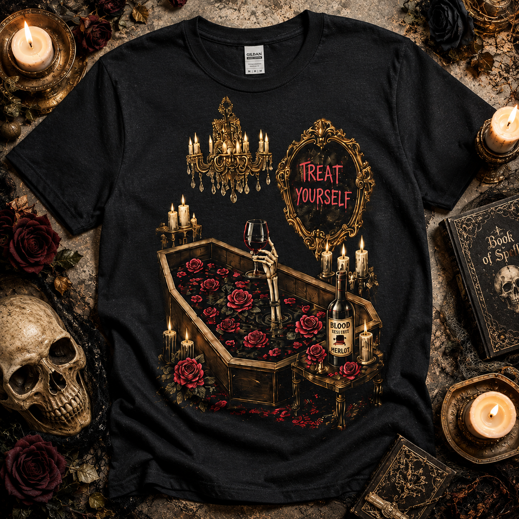 Treat Yourself Candlelit Gothic Tee