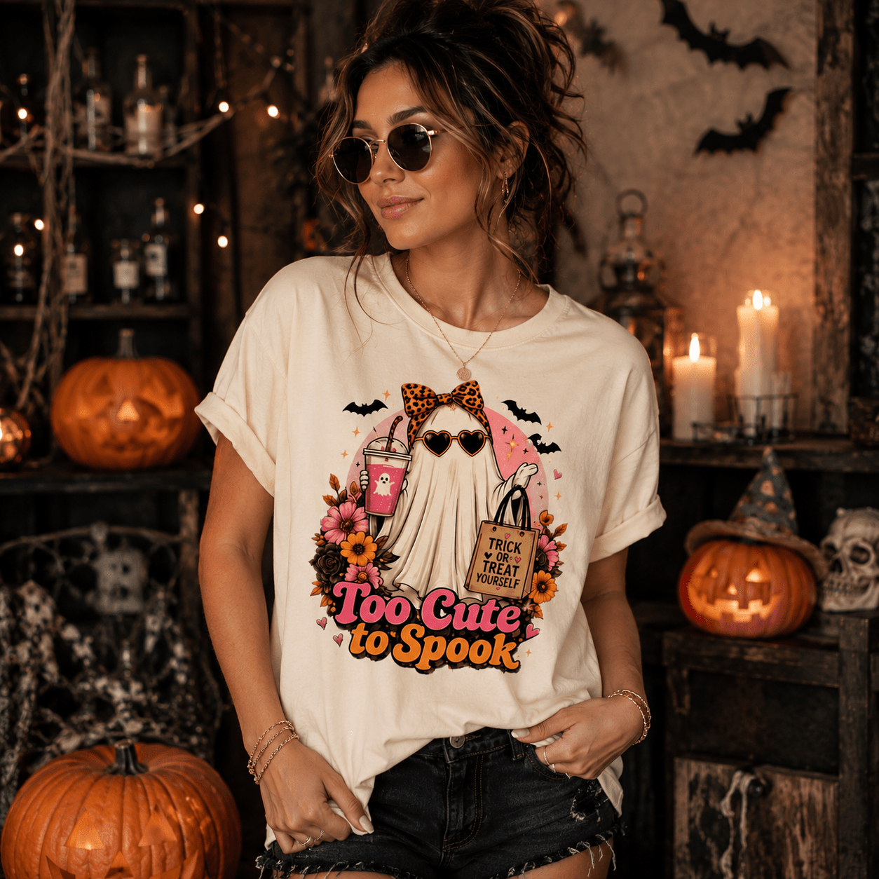 Too Cute To Spook Halloween T-Shirt - Boo Crew Boutique