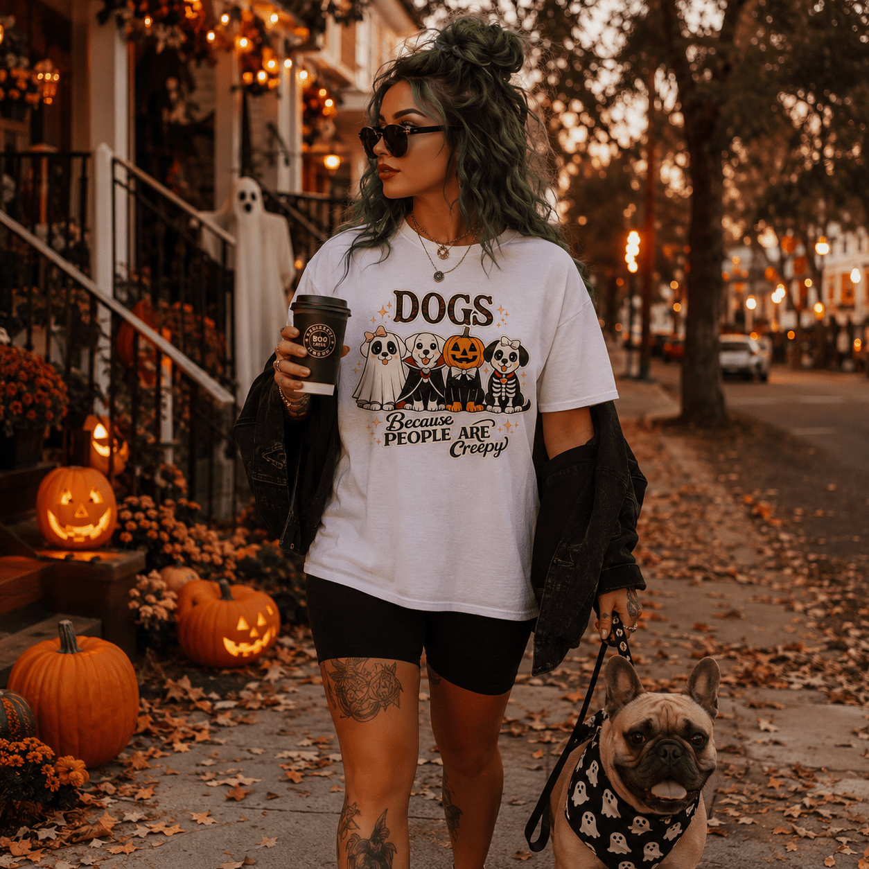 Dogs Because People Are Creepy T-Shirt - Boo Crew Boutique