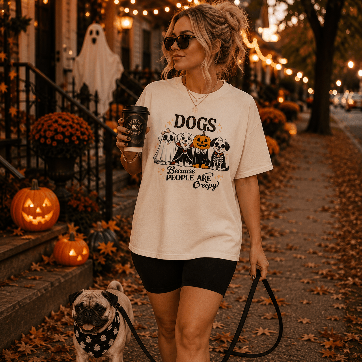 Dogs Because People Are Creepy T-Shirt - Boo Crew Boutique