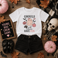 Toddler Tee — "Ghouls Just Wanna Have Fun" Halloween Ghost Shirt