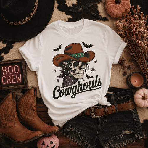 Cowghouls Western Halloween T-Shirt - Boo Crew Boutique