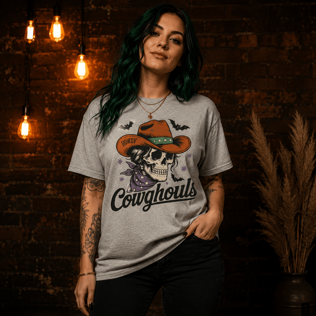 Cowghouls Western Halloween T-Shirt - Boo Crew Boutique