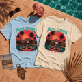 Palm Springs Retro Sunset T-Shirt - Boo Crew Boutique