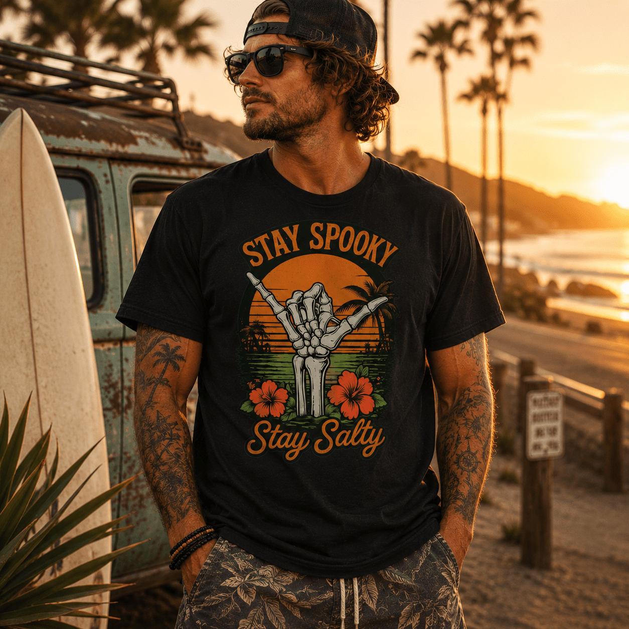Stay Spooky Stay Salty T-Shirt - Boo Crew Boutique