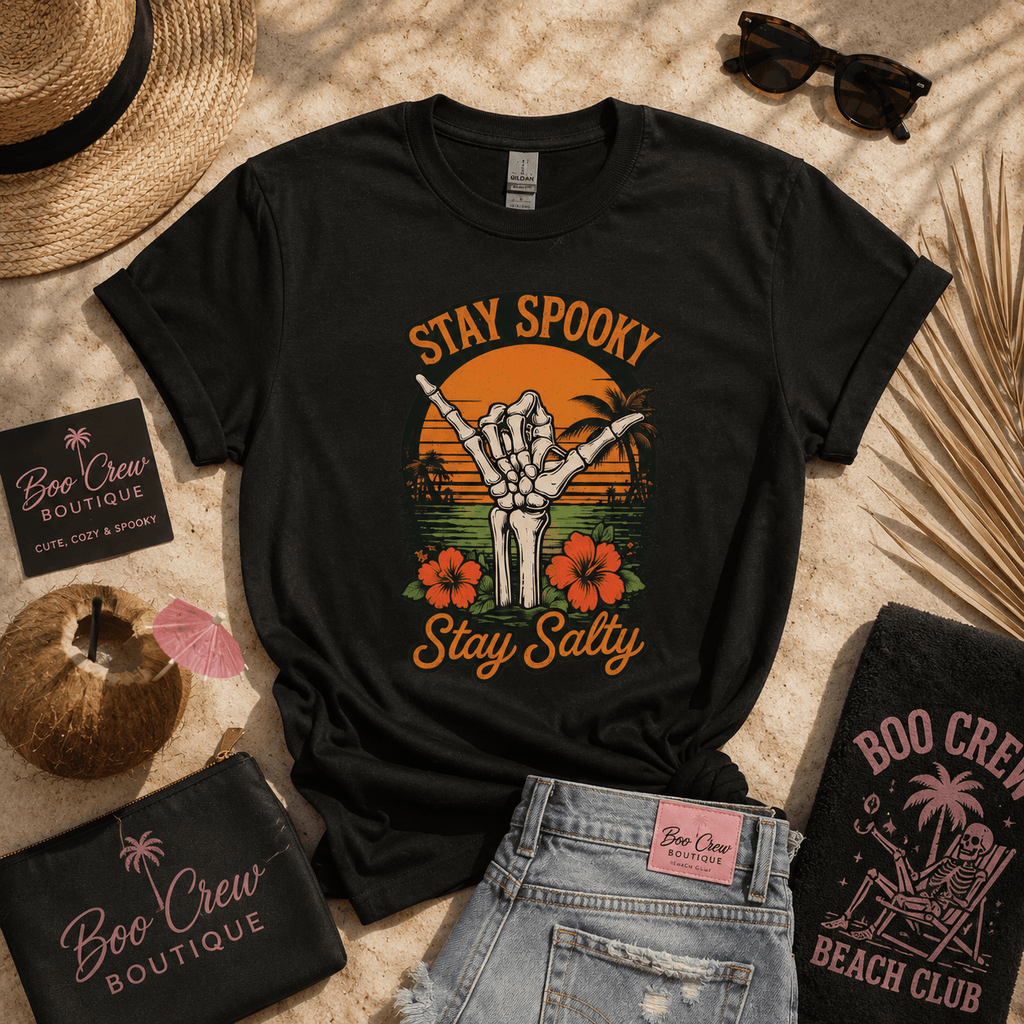 Stay Spooky Stay Salty T-Shirt - Boo Crew Boutique