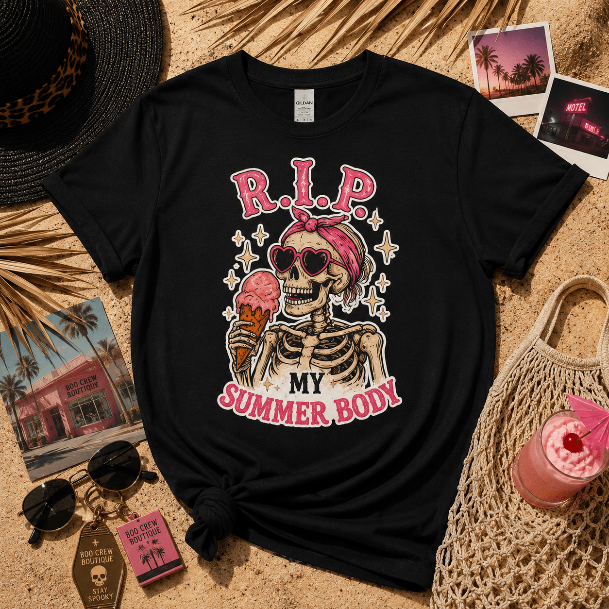 R.I.P. My Summer Body T-Shirt - Boo Crew Boutique