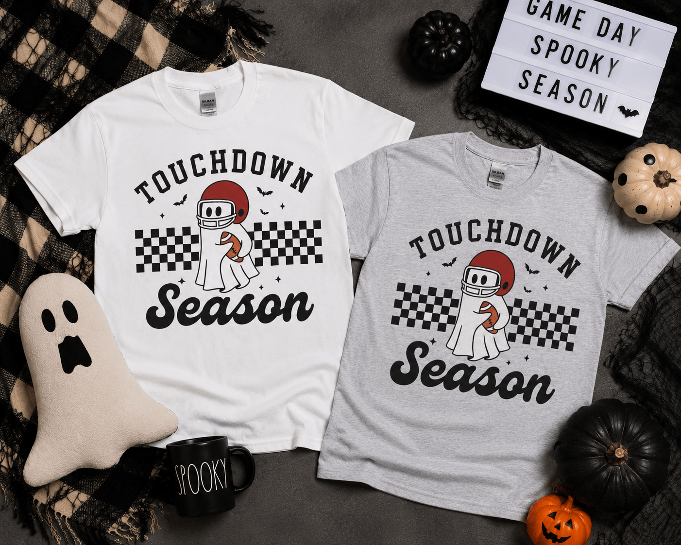 Touchdown Season T-Shirt — Ghost Helmet - Boo Crew Boutique