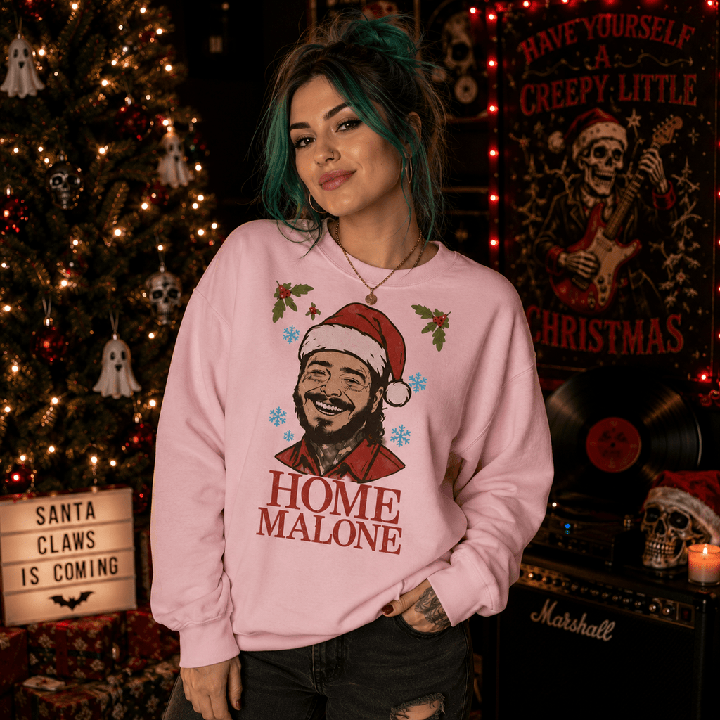Home Malone Christmas Sweatshirt - Boo Crew Boutique