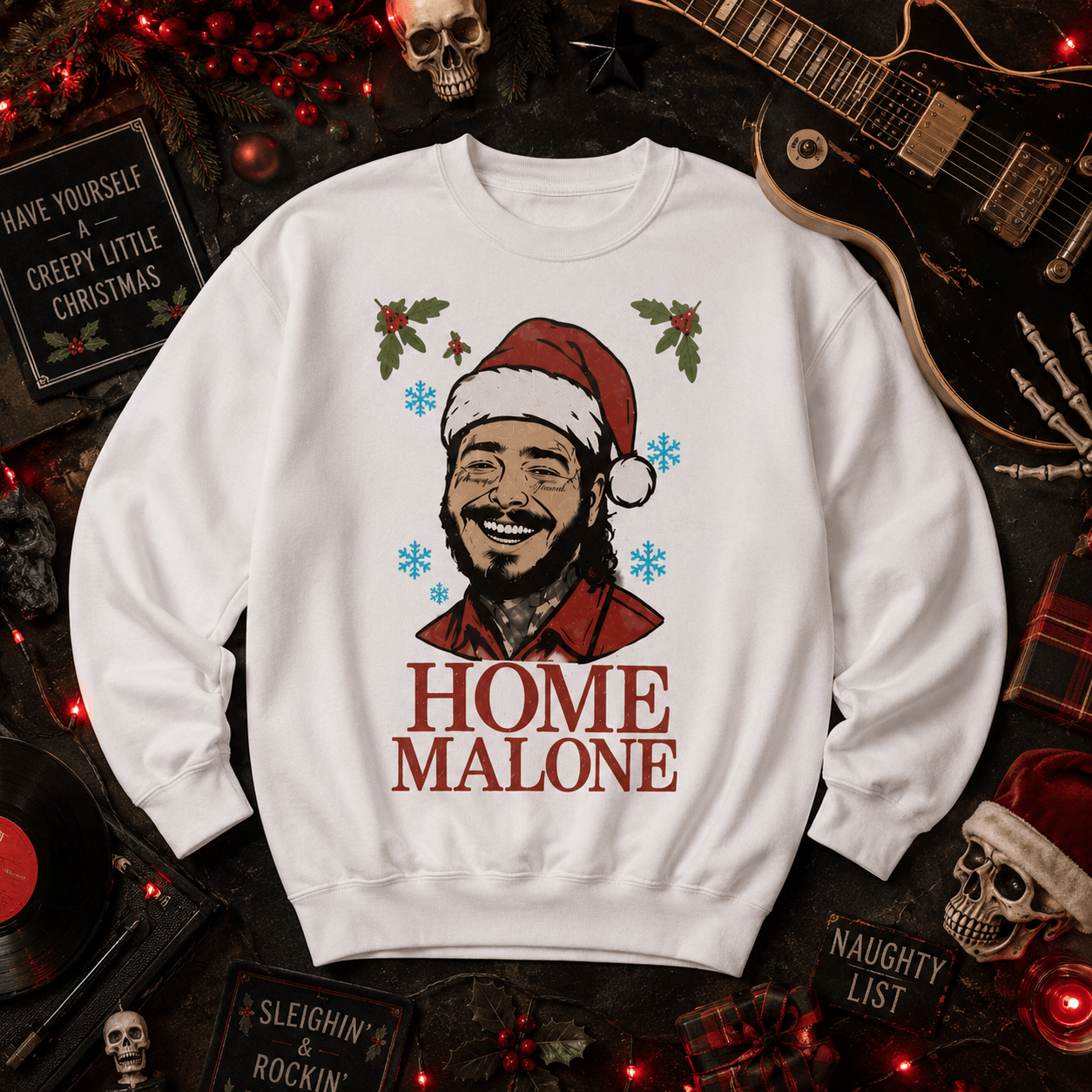 Home Malone Christmas Sweatshirt - Boo Crew Boutique